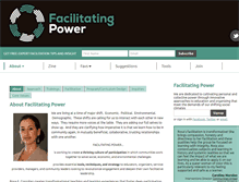 Tablet Screenshot of facilitatingpower.com